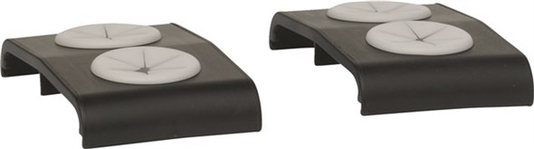 Vikan – Microfibre kunststof wisdoekklemmen – Set à 2 Stuks – Zwart/Wit