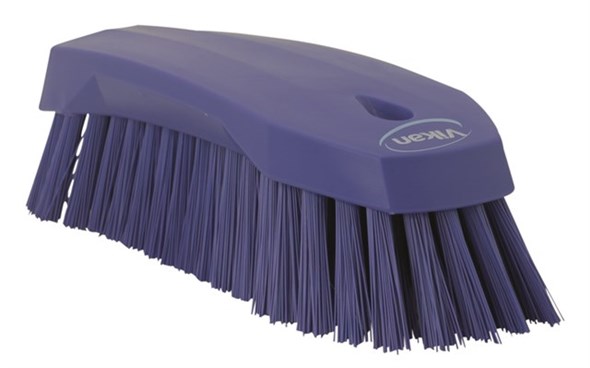 Vikan – Hygiene – Grote werkborstel – Harde vezels – Paars