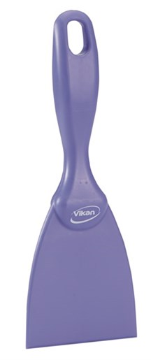 Vikan – Hygiene – Handschraper – Recht – Polypropyleen – Paars – 75mm