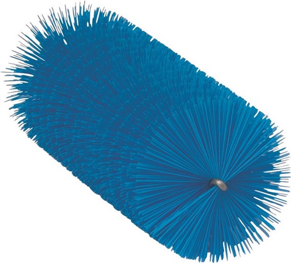 Vikan – Hygiene – Pijpenborstel – Voor flexibele kabel – Medium vezels – Blauw – 60mm