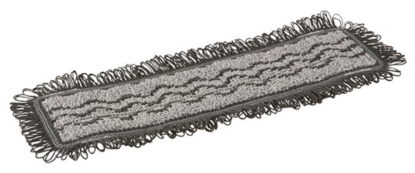 Vikan – Microfibre Damp42 – Microvezel vlakmop – Pocket – 400mm – Donkergrijs