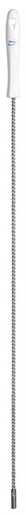 Vikan – Hygiene – Flexibele kabel – Met schroefdraad – Kunststof handvat – RVS – Wit