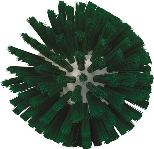 Vikan – Hygiene wormhuisborstelkop – Medium vezels – Ø135mm – 130mm – Groen