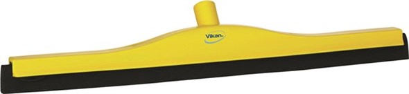 Vikan – Hygiene klassieke vloertrekker – Met vaste nek – Zwarte cassette – 600mm – Geel