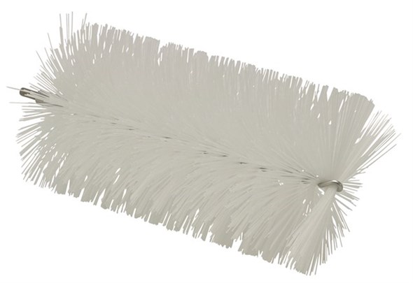 Vikan – Hygiene – Pijpenborstel – Voor flexibele kabel – Medium vezels – Wit – 90mm