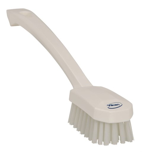 Vikan – Hygiene – Afwasborstel – Universele – Medium vezels – Wit