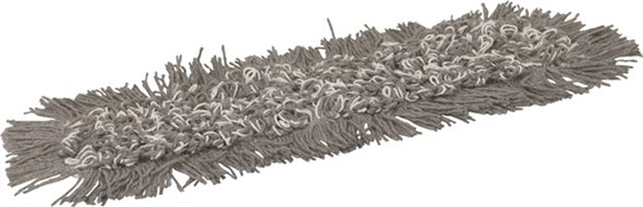 Vikan – Microfibre Damp42 – Microvezel vlakmop – Klittenband – 400mm – Grijs