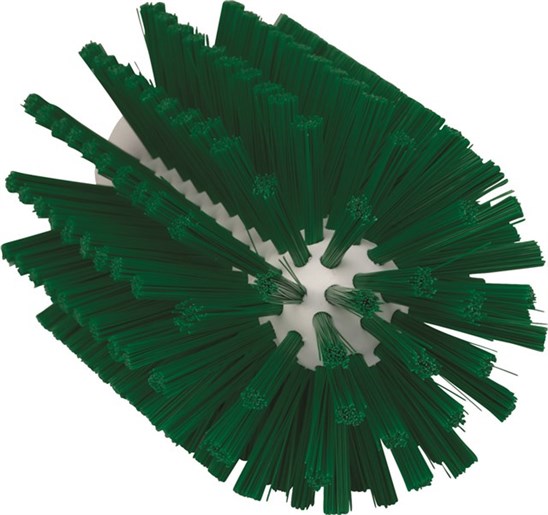 Vikan – Hygiene pijpenborstel – Medium vezels – Steelmodel – 160mm – Ø90mm – Groen