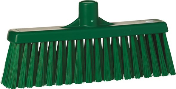 Vikan – Hygiene – Veger – Met rechte nek – Medium vezels – Groen