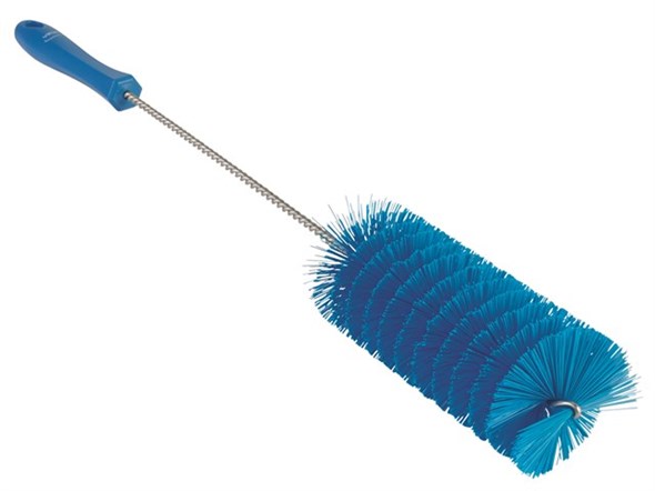 Vikan – Hygiene – Pijpenborstel – Medium vezels – 510mm – Blauw – Ø60mm