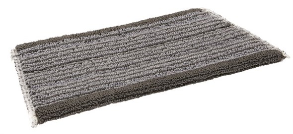 Vikan – Microfibre DampDry31 – Microvezel vlakmop – 25cm – Klittenband – Grijs