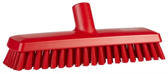 Vikan – Hygiene luiwagen Met waterdoorvoer – Medium – 270mm – Rood