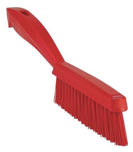 Vikan – Hygiene – Smalle handborstel – Extra harde vezels – Rood