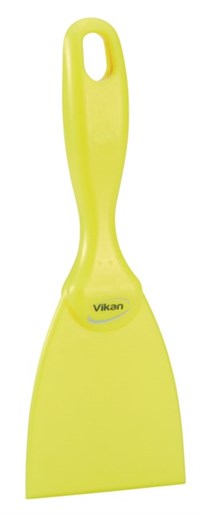 Vikan – Hygiene – Handschraper – Recht – Polypropyleen – Geel – 75mm