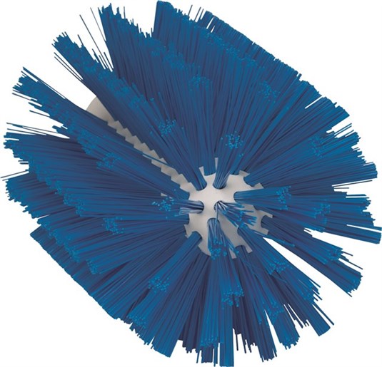 Vikan – Hygiene pijpenborstel – Medium vezels – Steelmodel – Ø103mm – Blauw