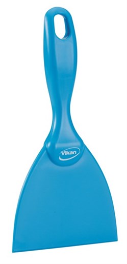 Vikan – Hygiene – Handschraper – Recht – Polypropyleen – Blauw – 102mm