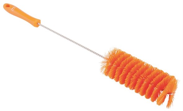 Vikan – Hygiene – Pijpenborstel – Medium vezels – 510mm – Oranje – Ø60mm
