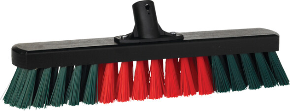 Vikan – Transport houten garagebezem – 440mm – Harde vezels – Zwart