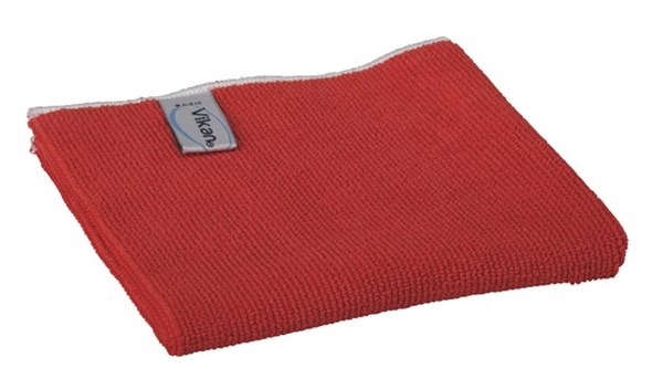Vikan – Microfibre Basic32 Microvezeldoek – Rood