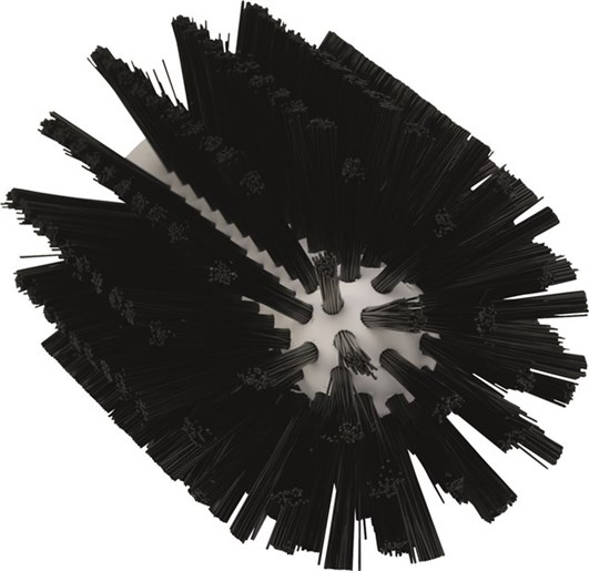 Vikan – Hygiene pijpenborstel – Medium vezels – Steelmodel – 160mm – Ø90mm – Zwart