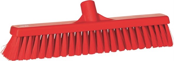 Vikan – Hygiene – Veger – Zachte vezels – 410mm – Rood