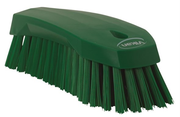 Vikan – Hygiene – Grote werkborstel – Harde vezels – Groen