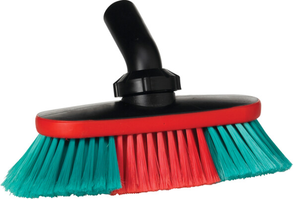 Vikan – Transport 526852 wasborstel 24 cm – hoekverstelbaar – watertoevoer stootrand
