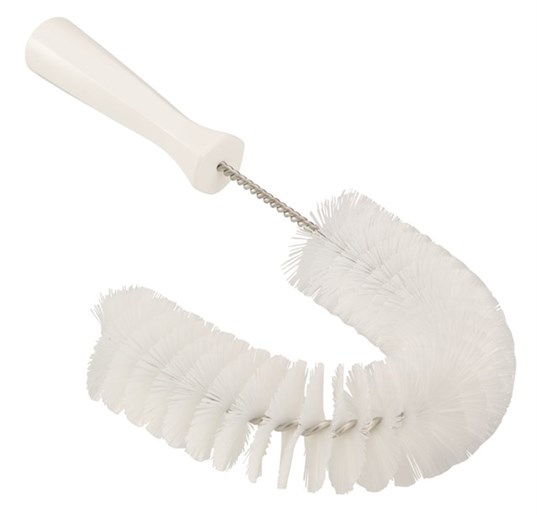 Vikan – Hygiene – Externe buizenborstel – Medium vezels – Wit