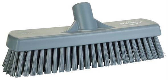 Vikan – Hygiene vloerschrobber – Hard – 305mm – Grijs