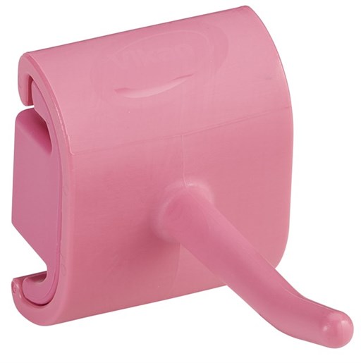 Vikan – Hygiene – Enkele Haak – Voor Hi-Flex ophangsysteem – Polypropyleen – Roze