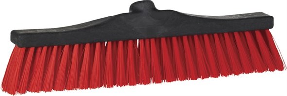 Vikan – Classic – Lichtgewicht veger – harde rode pvc vezels – Rood