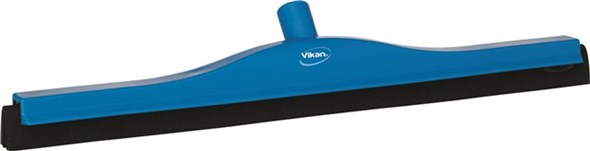 Vikan – Hygiene klassieke vloertrekker – Met vaste nek – Zwarte cassette – 600mm – Blauw
