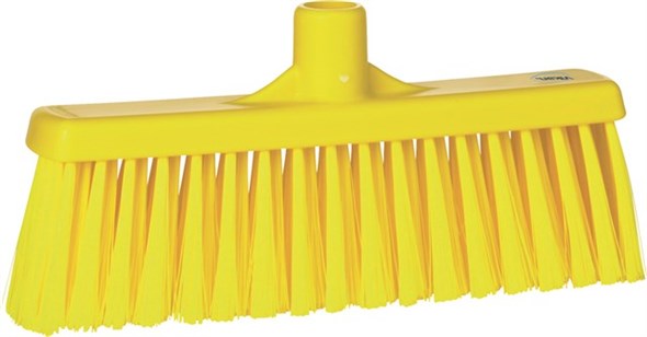 Vikan – Hygiene – Veger – Met rechte nek – Medium vezels – Geel