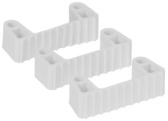 Vikan – Hygiene – Hi-Flex onderdelen – Voor ophangsysteem – Setje van 3 klembandjes – Kunststof – Wit