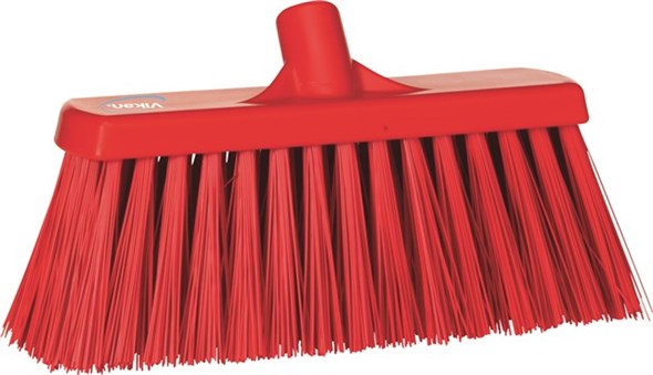 Vikan – Hygiene bezem – Extra Harde vezels – Rood – 30cm