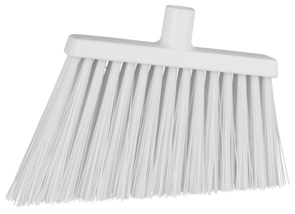 Vikan – Hygiene – Hoekbezem – Extra harde lange schuine vezels – Wit