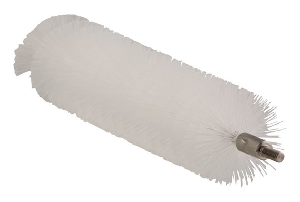Vikan – Hygiene – Pijpenborstel – Voor flexibele kabel – Medium vezels – Wit -40mm