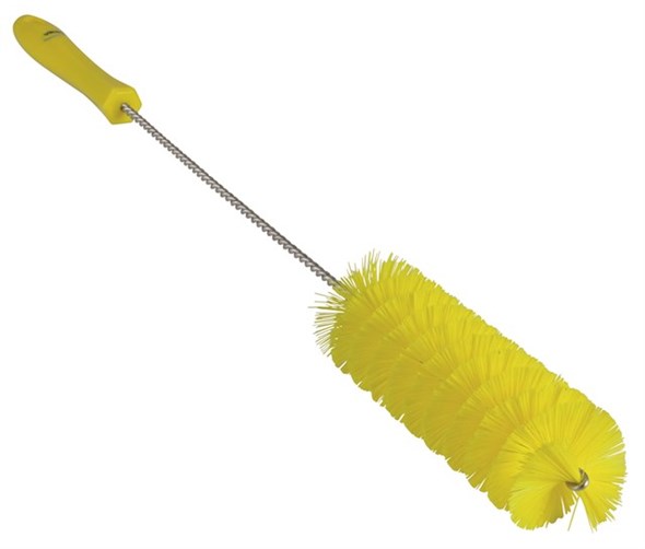 Vikan – Hygiene – Pijpenborstel – Medium vezels – 510mm – Geel – Ø50mm
