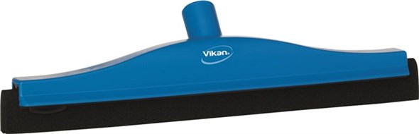 Vikan – Hygiene klassieke vloertrekker – Met vaste nek – Zwarte cassette – 400mm – Blauw