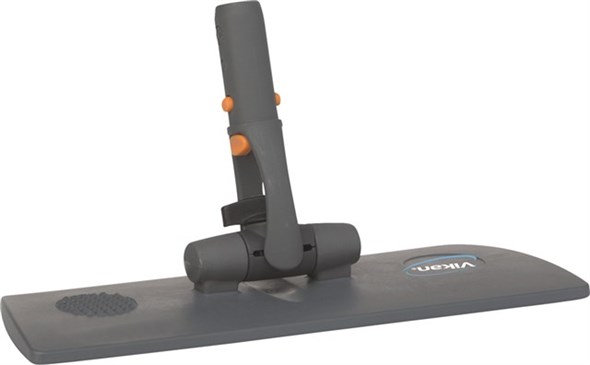 Vikan – Microfibre flexibel mopframe – 250mm – Met klittenband – Grijs