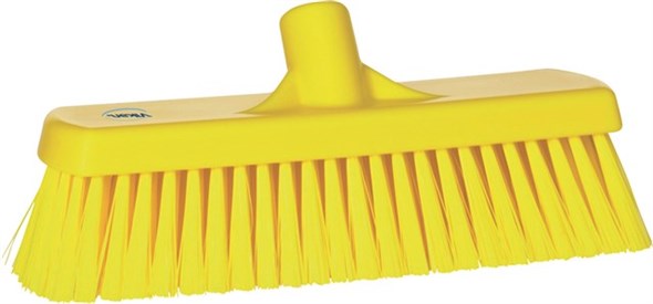 Vikan – Hygiene vloerveger – Medium – 300mm – Geel