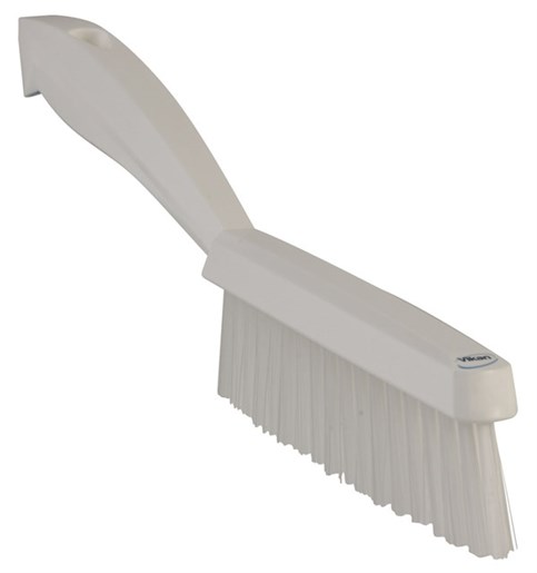 Vikan – Hygiene – Smalle handborstel – Extra harde vezels – Wit