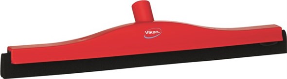 Vikan – Hygiene klassieke vloertrekker – Met vaste nek – Zwarte cassette – 500mm – Rood