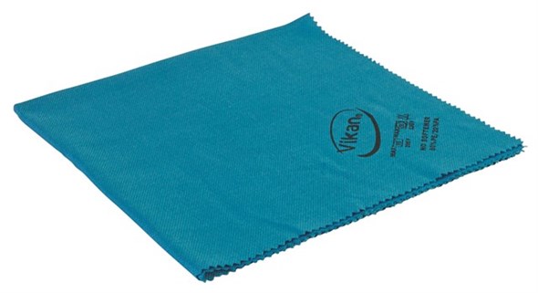 Vikan – Microfibre Lustre40 Microvezeldoek – Blauw