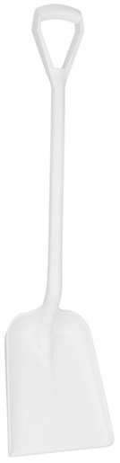 Vikan – Hygiene – Schep – Metal&x-ray detecteerbaar – Rechte steel – Polypropyleen – Wit