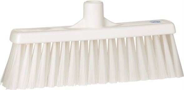 Vikan – Hygiene – Veger – Met rechte nek – Medium vezels – Wit