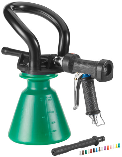 Vikan – Hygiene Ergo Foam Sprayer set – Met afspuitlans en combinatiepistool – Groen – 2,5 liter