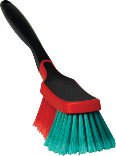Vikan – Transport hand/velgborstel – Rubber stootrand – 290mm – Zwart