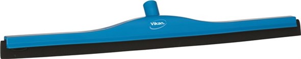 Vikan – Hygiene klassieke vloertrekker – Met vaste nek – Zwarte cassette – 700mm – Blauw