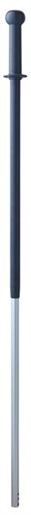 Vikan – Microfibre Aluminium steel – 1375mm – Ø29mm – Clickfit – Ergonomisch – Grijs